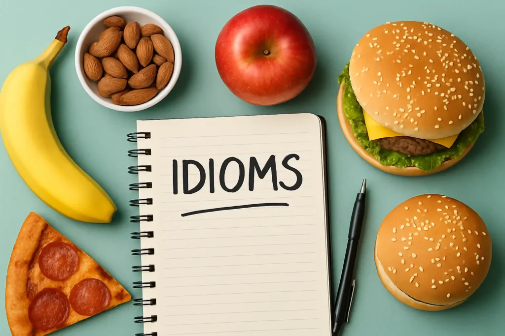 Expressões idiomáticas com comida