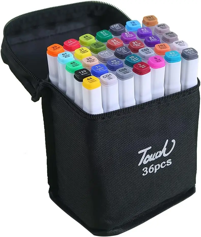 Bobbie Goods - Marcadores ponta dupla 36 cores