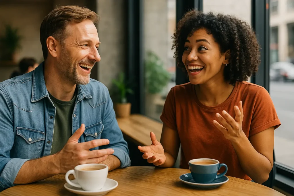 Praticando imersão linguística e conversação para aprender idiomas mais rápido
