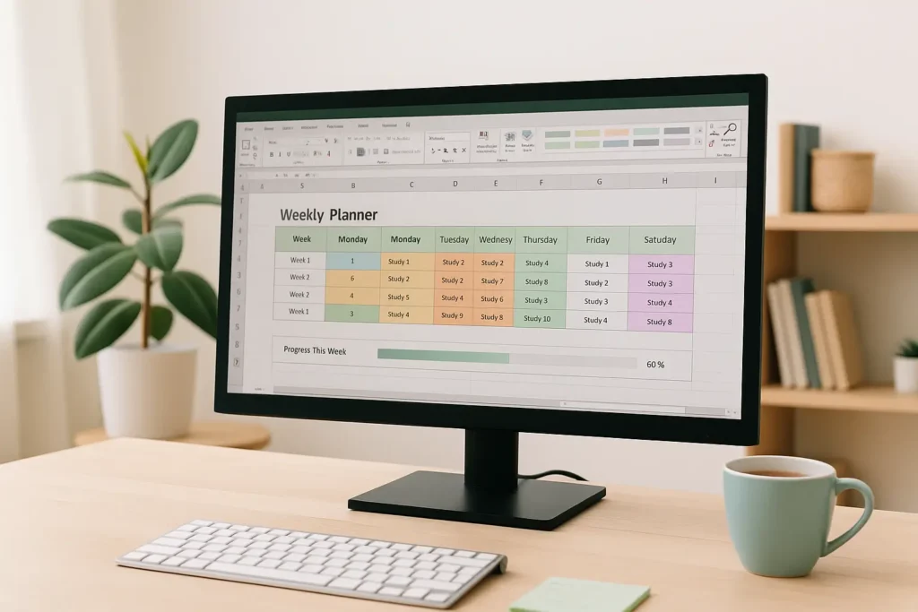 Como usar o Excel para estudar e acompanhar o progresso de aprendizado