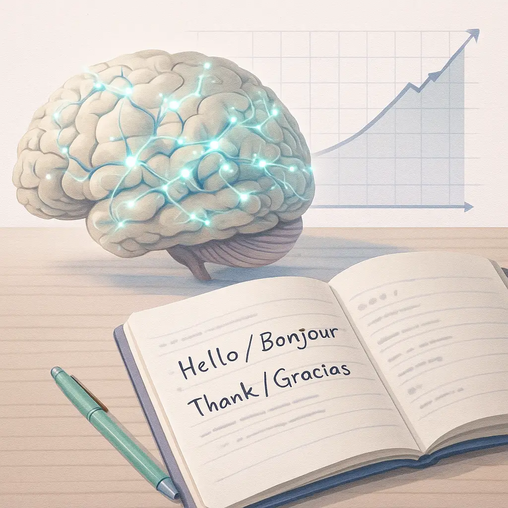 Bairro representando neuroplasticidade ligada ao aprendizado de idiomas e finanças