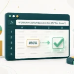 How to fix #N/A error Excel