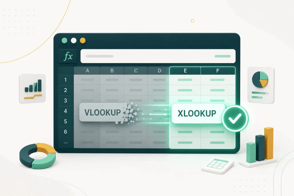 xlookup vs vlookup excel cover